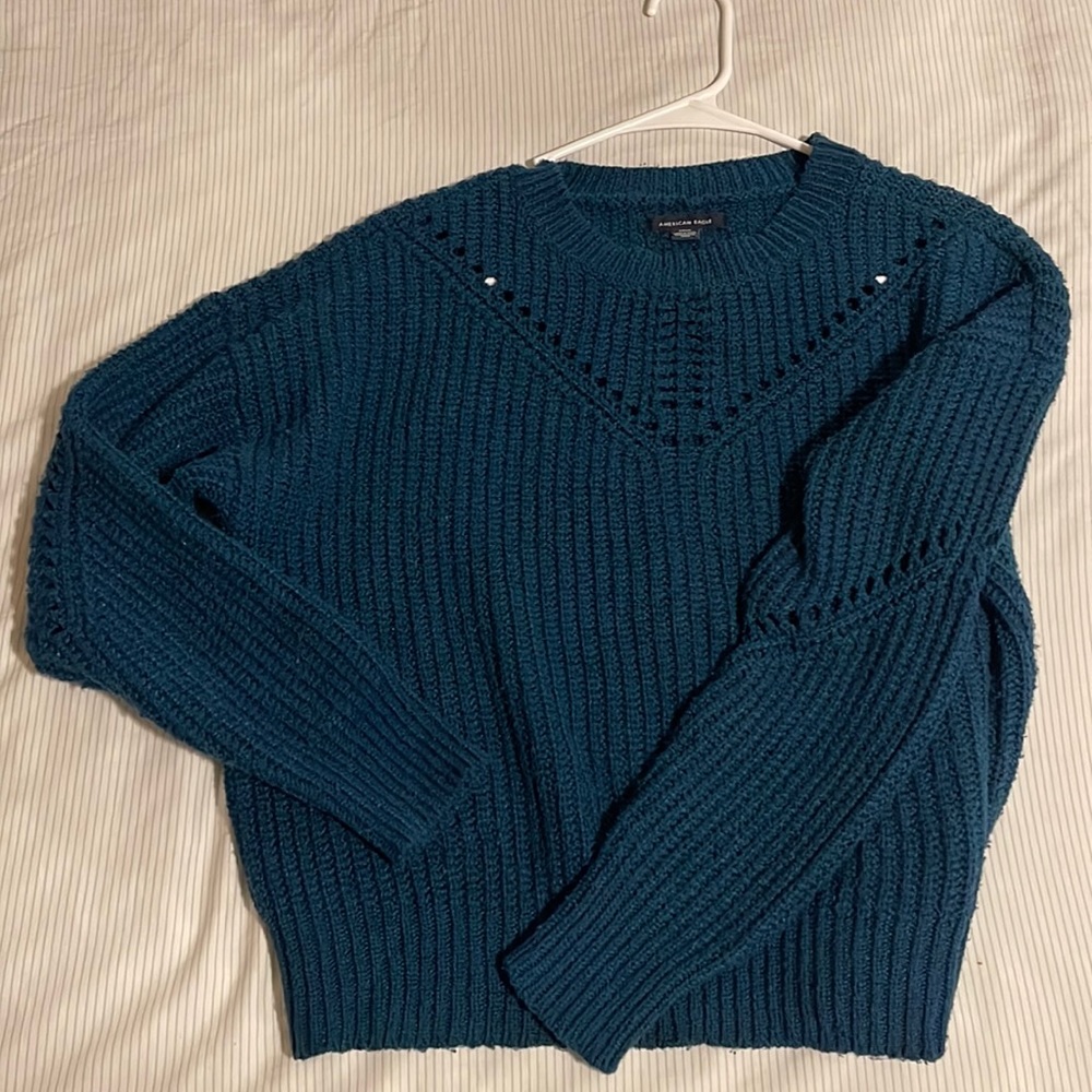 Beautiful Blue American Eagle Sweater